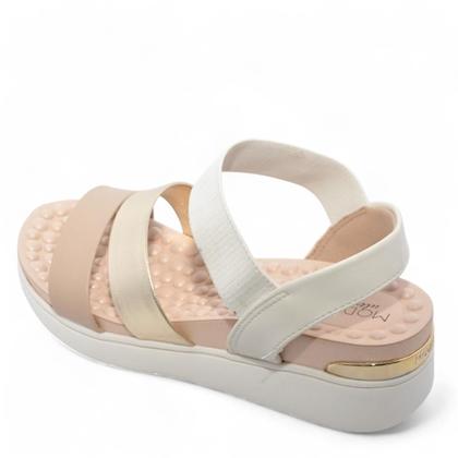 Imagem de Sandália Feminina Modare Flatform REF: 7151119 METALIZADO-NAPA-ELASTICO