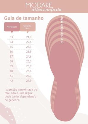 Imagem de Sandália Feminina Modare Rasteira Flatform Conforto Slide 7208.101