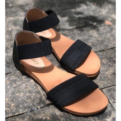 Imagem de Sandália Feminina Ortopédica Elástico Calce Fácil Super Confortável  