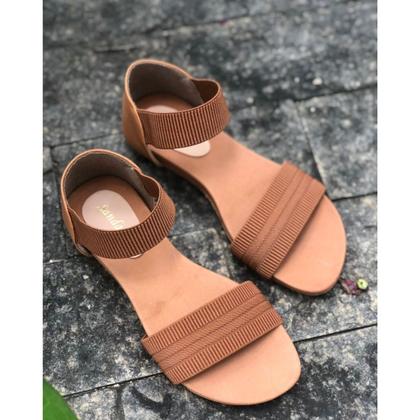 Imagem de Sandália Feminina Ortopédica Elástico Calce Fácil Super Confortável  