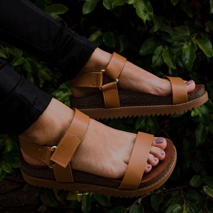 Imagem de Sandalia Feminina Papete Rasteira Moleca Original