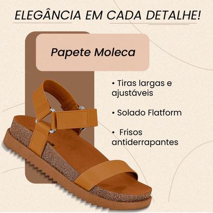 Imagem de Sandalia Feminina Papete Rasteira Moleca Original