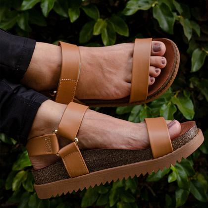 Imagem de Sandalia Feminina Papete Rasteira Moleca Original