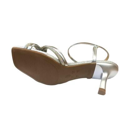 Imagem de Sandália Feminina Ramarim Napa Metal Plus Prata 25-27207 Tamanho:38Cor:Prata