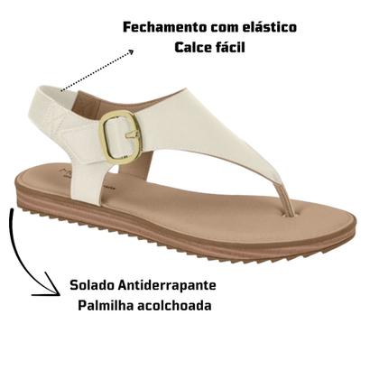 Imagem de Sandalia Feminina Rasteira Asa Delta Conforto Modare 7141141