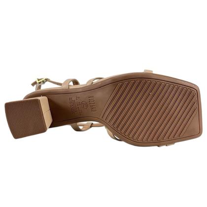 Imagem de Sandália Feminina Salto Alto Bico Quadrado Vizzano 6455133  Elegância e Estilo