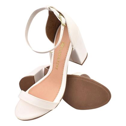 Sandália Feminina Salto Alto Clássica Confortável Zadori