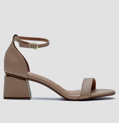 Imagem de Sandália Feminina Salto Baixo Grosso Vizzano Ajustável Leve Calcanhar Fechado