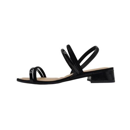 Imagem de Sandália Feminina Salto Baixo Macio Clássica Tira Elástica Dakota Y8051