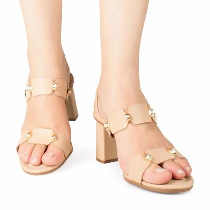 Imagem de Sandália Feminina Salto Bloco Dakota Y8762
