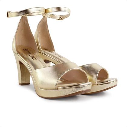 Imagem de Sandália Feminina Via Uno Meia Pata Salto Alto 411003