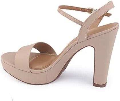 Imagem de Sandália Feminina Vizzano Meia Pata Salto alto Grosso Festa Conforto