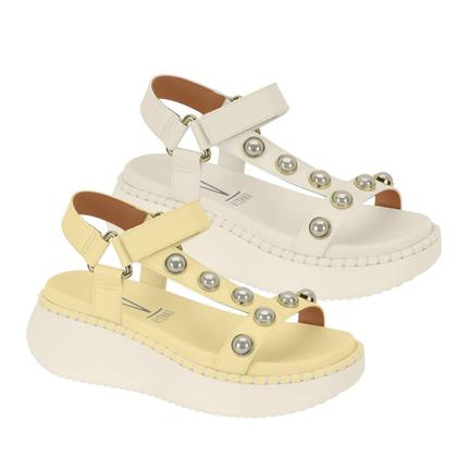 Imagem de Sandalia Feminina Vizzano Original Com Salto Anabela 6519103