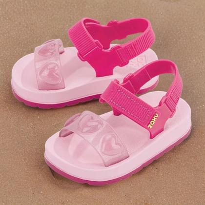 Imagem de Sandalia Feminina Zaxynina Moderninha Love 18776