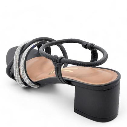 Imagem de Sandália Feminino Vizzano Salto Baixo REF: 62911174 PELICA-STRASS