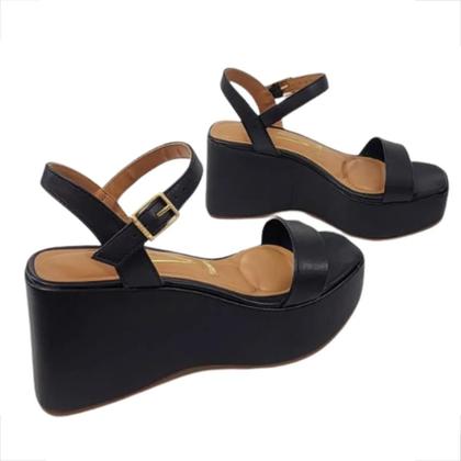 Imagem de Sandália Feminino Vizzano Tamanco Anabela Conforto 6559103