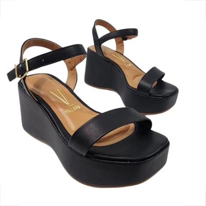 Imagem de Sandália Feminino Vizzano Tamanco Anabela Conforto 6559103
