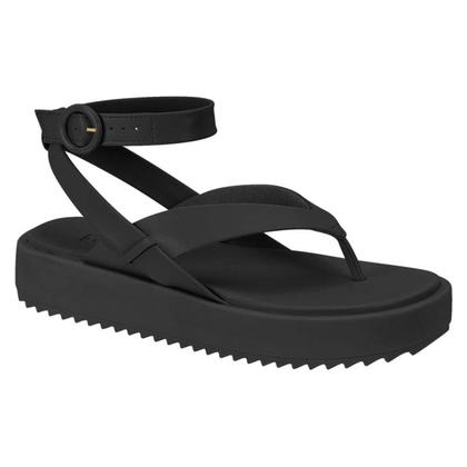 Imagem de Sandalia Flat Feminina Chinelo Plataforma Confortável Moleca Original Lançamento