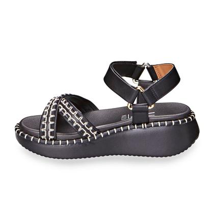 Imagem de Sandalia flat form vizzano anabela leve original 6519102