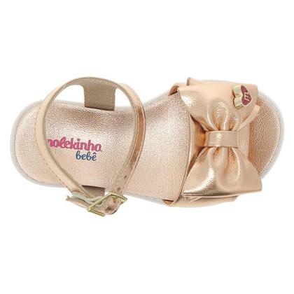 Imagem de Sandália Flat Infantil Baby Metalizado Premium - 2714.419