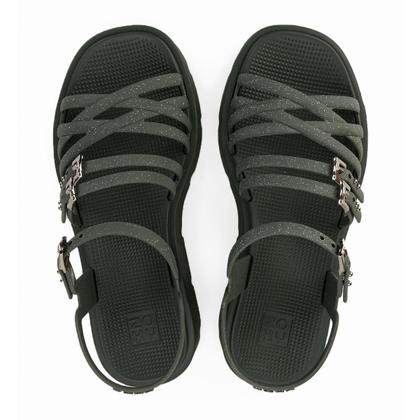 Imagem de Sandália Flatform Feminina Zaxy Sparkle Com Brilho Glitter