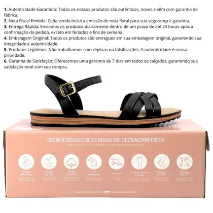 Imagem de Sandália Flatform Feminino Conforto Brilho Modare 7141.146