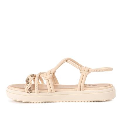 Imagem de Sandália Flatform Mississipi Elástico Brilho Q9323