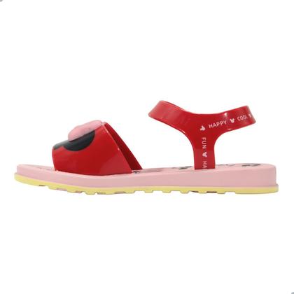 Imagem de Sandália Grendene Kids Disney School Rosa/Vermelho