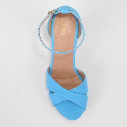 Imagem de Sandália Griffe Meia Pata Tiras Feminina