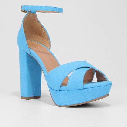 Imagem de Sandália Griffe Meia Pata Tiras Feminina