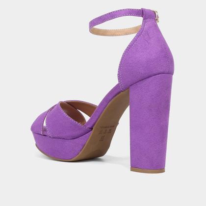 Imagem de Sandália Griffe Meia Pata Tiras Feminina