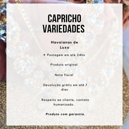 Imagem de Sandália Havaianas Com Pedraria Azul