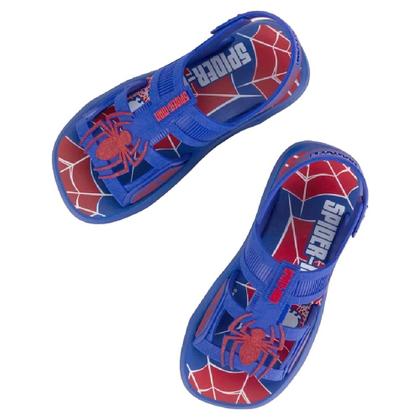 Imagem de Sandália Homem Aranha Buggy com Carrinho 22940 Azul