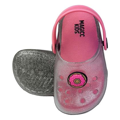 Imagem de Sandália Infantil Babuche Menina Com Palmilha Donut Macio Leve Magicc BB-002