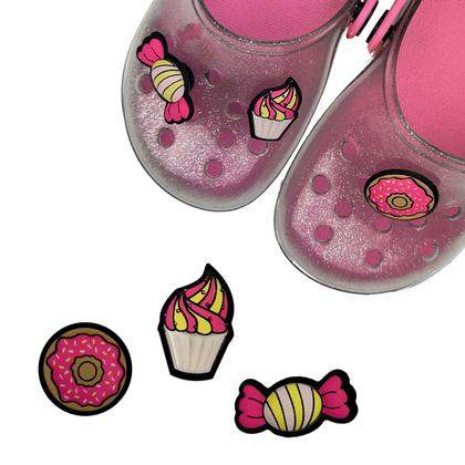 Imagem de Sandália Infantil Babuche Menina Com Palmilha Donut Macio Leve Magicc BB-002