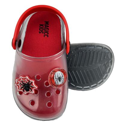Imagem de Sandália Infantil Babuche Menino Com Palmilha Aranha Macio Leve Magicc BB-007