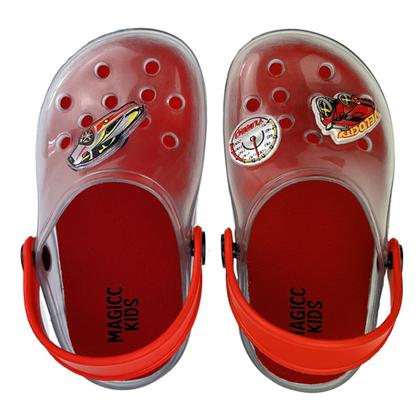 Imagem de Sandália Infantil Babuche Menino Com Palmilha Carro Macio Leve Magicc BB-006