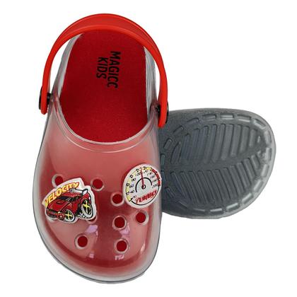 Imagem de Sandália Infantil Babuche Menino Com Palmilha Carro Macio Leve Magicc BB-006