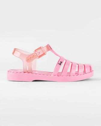 Imagem de Sandália Infantil Barbie Duo Aranha Rosa Transparente