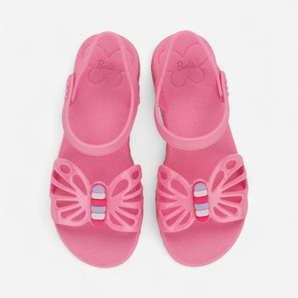 Imagem de Sandália Infantil Barbie Fly Com Mochila Rosa