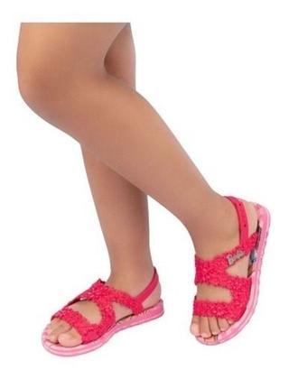 Imagem de Sandalia Infantil Barbie Grendene Com Bolsa 22749 Flowers