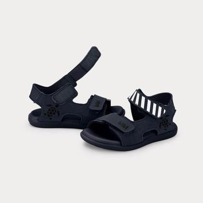 Imagem de Sandália Infantil Bibi Baby Soft II Azul de Tartaruga