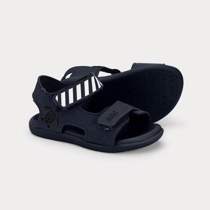 Imagem de Sandália Infantil Bibi Baby Soft II Azul de Tartaruga