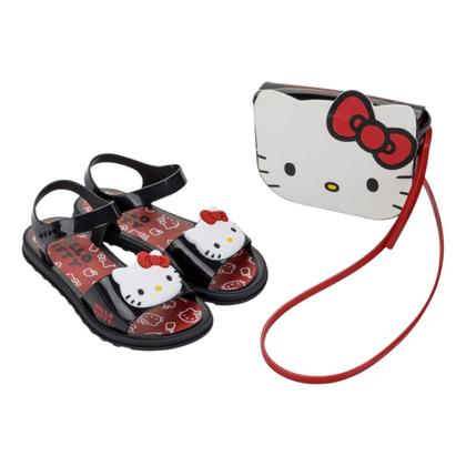 Imagem de Sandália Infantil Com Bolsinha Hello Kitty My Style