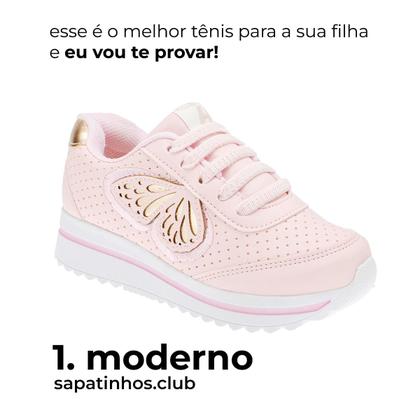 Imagem de Sandalia Infantil Escolar e Tenis Menina - KIT 2 PARES Tam 24 ao 34