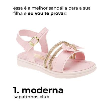 Imagem de Sandalia Infantil Feminina Escolar E Casual Tam 23-34 - Modelo Lacinho Encantado