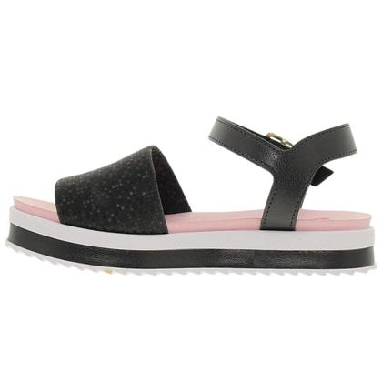 Imagem de Sandalia Infantil Feminina  Molekinha Napa Turim -  Preto