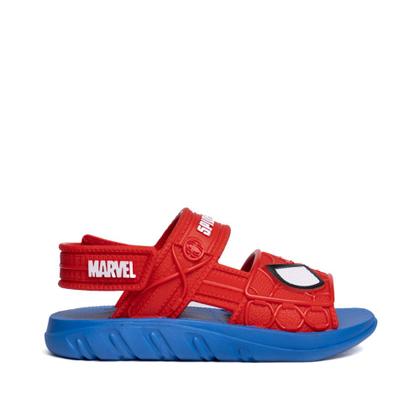 Imagem de Sandália Infantil Grendene Homem-Aranha Furgão Azul/Vermelho