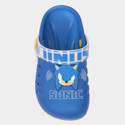 Imagem de Sandália Infantil Grendene Kids Babuche Sonic Masculina