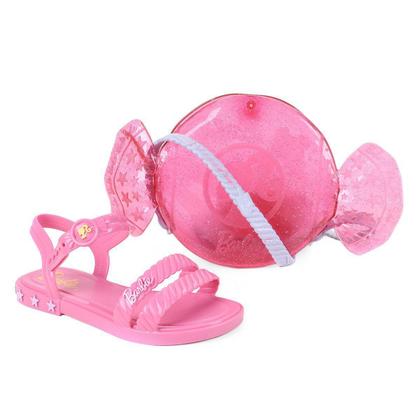 Imagem de Sandália Infantil Grendene Kids Barbie Candy Feminina com Acessório 22492